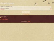 Tablet Screenshot of garageblog.com